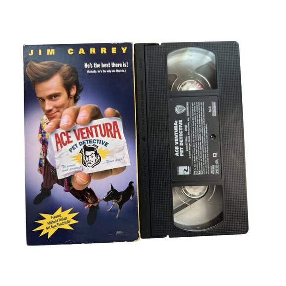 Ace Ventura: Pet Detective VHS 1994 Jim Carrey Comedy Classic With Box - Picture 2 of 7